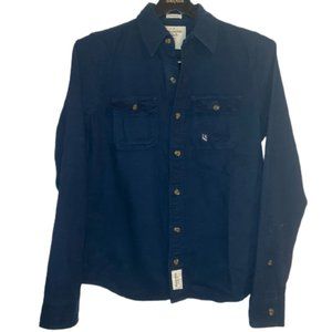 Abercrombie & Fitch Navy Casual Button Down Shirt